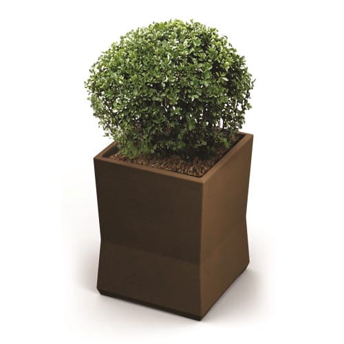 Commercial Zone® ModTec Series® Small Planter,  15" x 15" x 20", Old Bronze